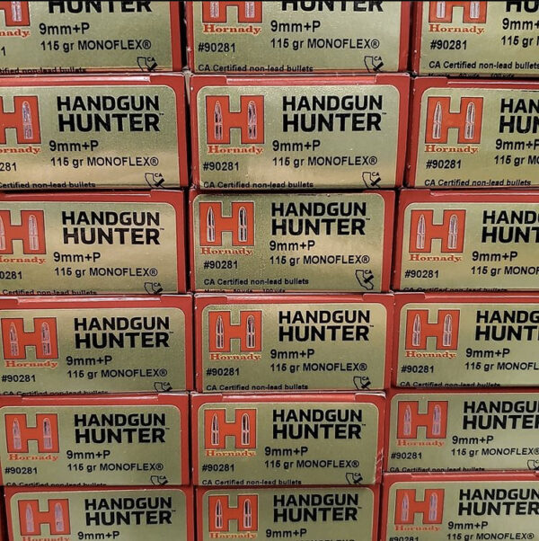 Hornady Handgun Hunter 9mm+P 116gr in stock
