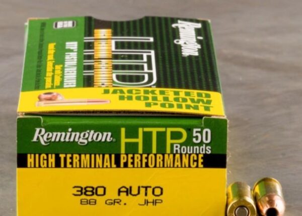 380 ACP Ammo by Remington - 88gr JHP in stock