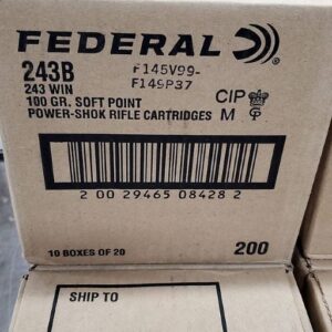 Buy Federal 243 Win 100 gr soft point online (in stock)