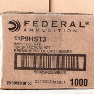 9mm Ammo by Federal - 115gr JHP HI-SHOK in stock