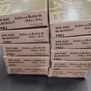 Buy Sellier & Bellot S&B 300 Blackout 124 gr in stock for sale