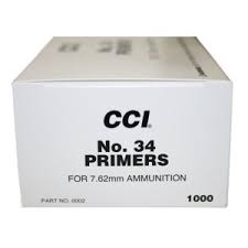 CCI Large Rifle 7.62mm NATO-Spec Military Primers #34 in stock