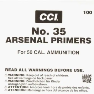 CCI 50 BMG Primers #35 Box of 500 (5 Trays of 100)